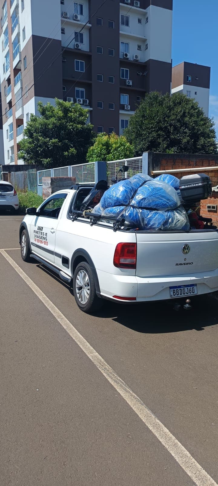Frete com carga volumosa em Curitiba — STS Fretes e Viagens