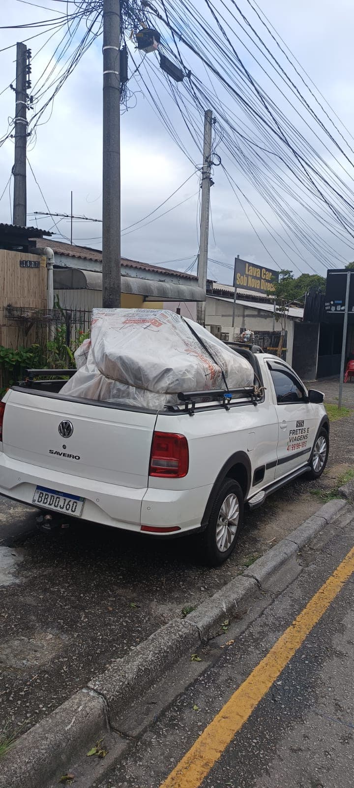 Itens embalados com proteção para frete em Curitiba — STS Fretes
